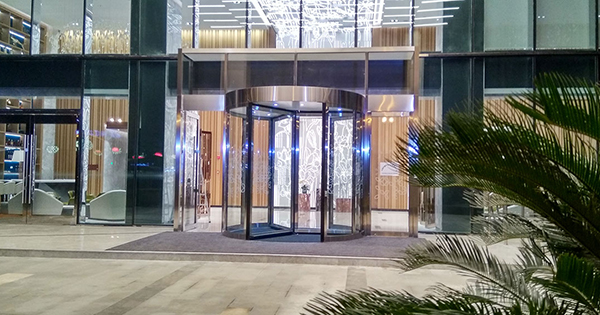 上海地標性建筑大堂門制造商